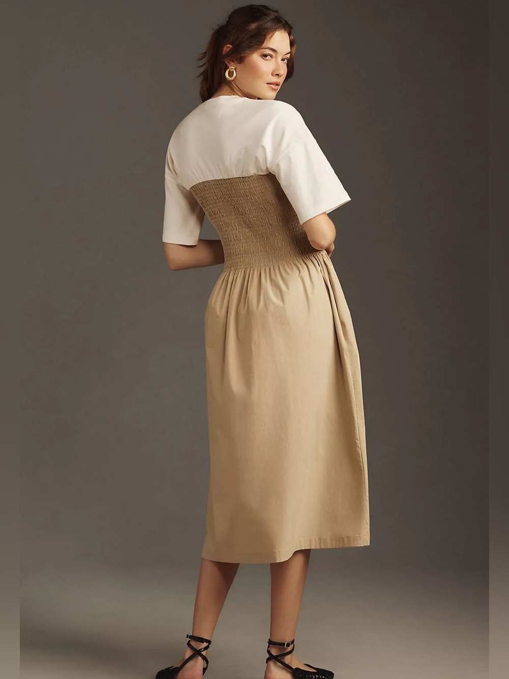 Maeve The Lilou Twofer Midi Dress from Anthropologie XSMALL